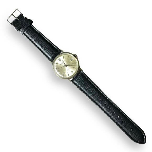 Wedgefield Calendar Watch 17 Jewel Manual Wind Water Resistant - AS IS - WORKS - Picture 7 of 10